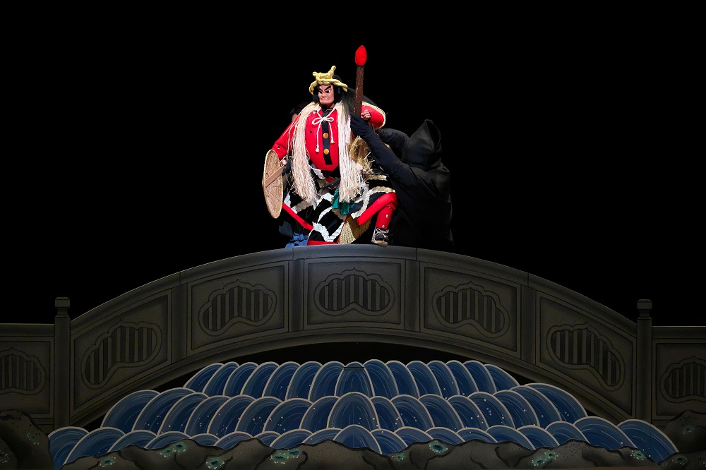 【Aプロ】石橋の上で知らせを待つ和藤内