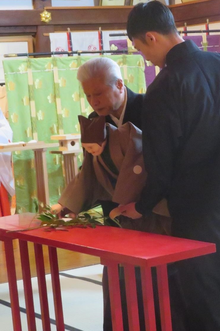 大阪天満宮本殿参拝