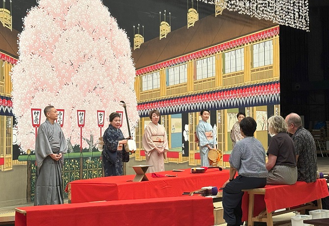 日本の舞台芸術体験ツアー（邦楽体験コース）