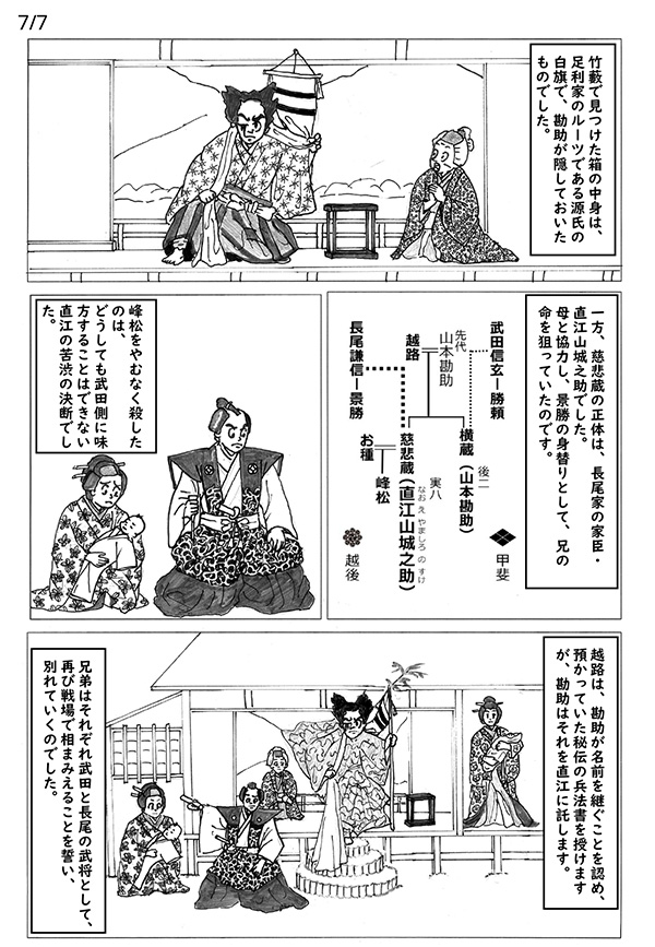 マンガでわかる『本朝廿四孝』―筍掘り― 7/7ページ