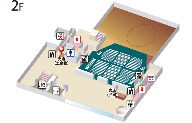 国立文楽劇場フロアマップ 独立行政法人 日本芸術文化振興会