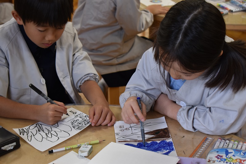 自由に下書きをやってみる