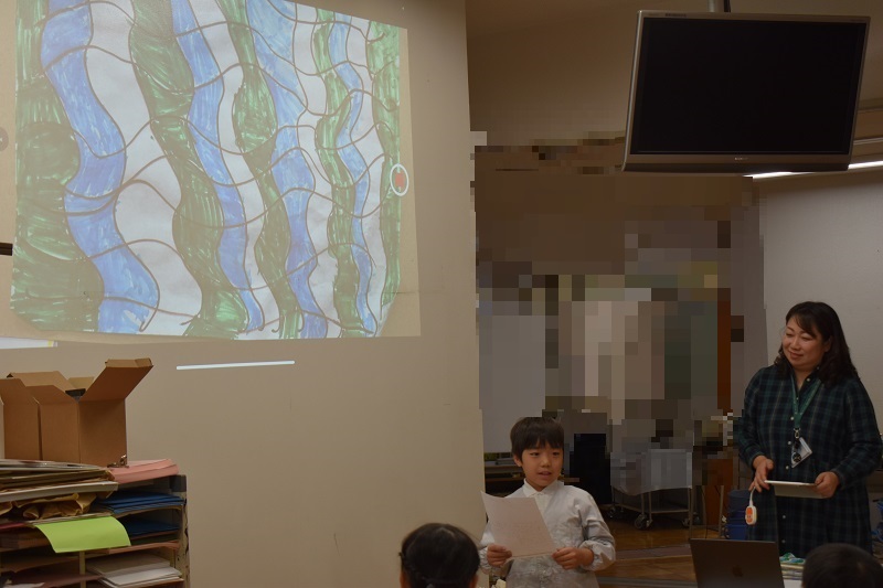 自由に下書き中の子