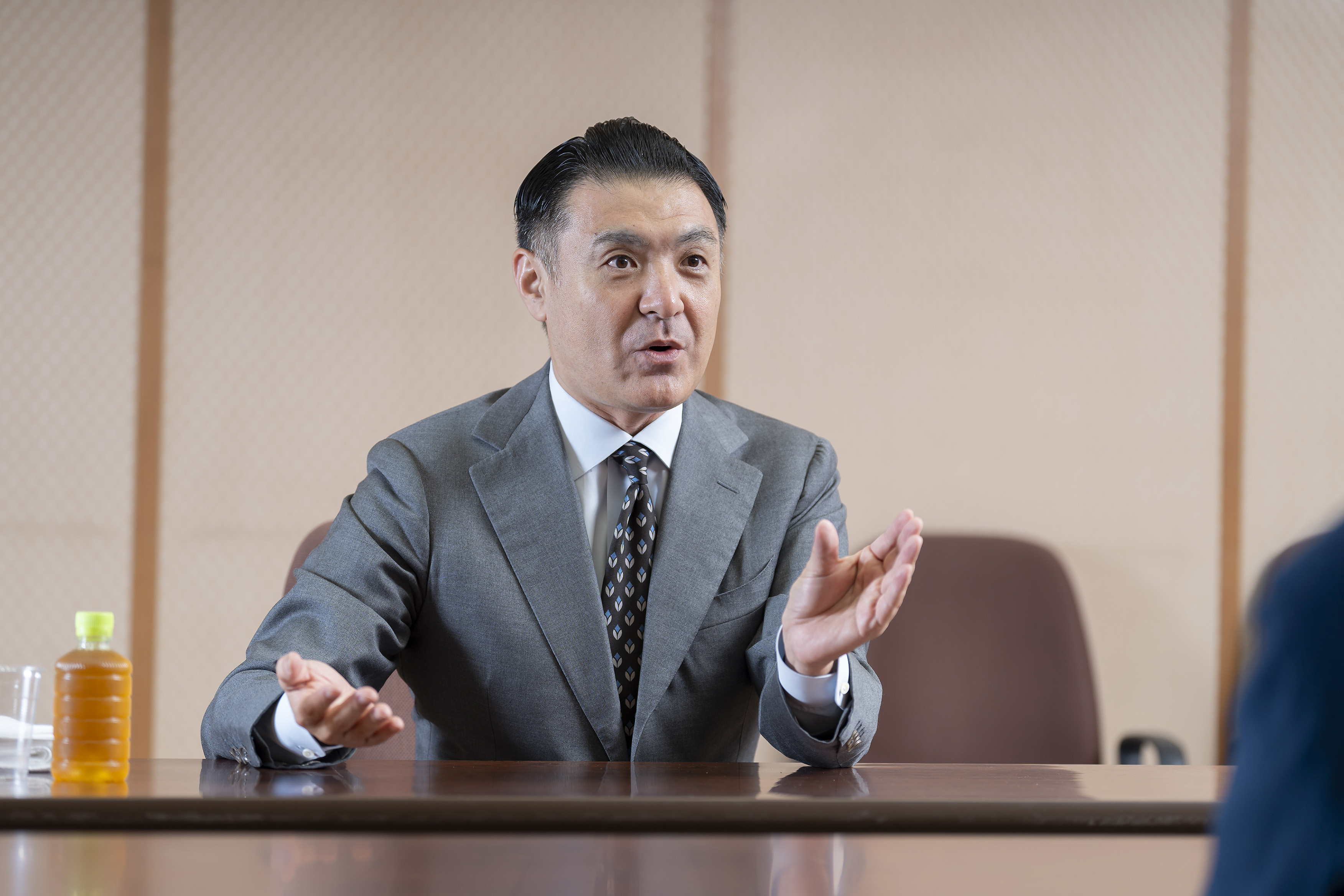 芸名の由来などを語る竹本織太夫