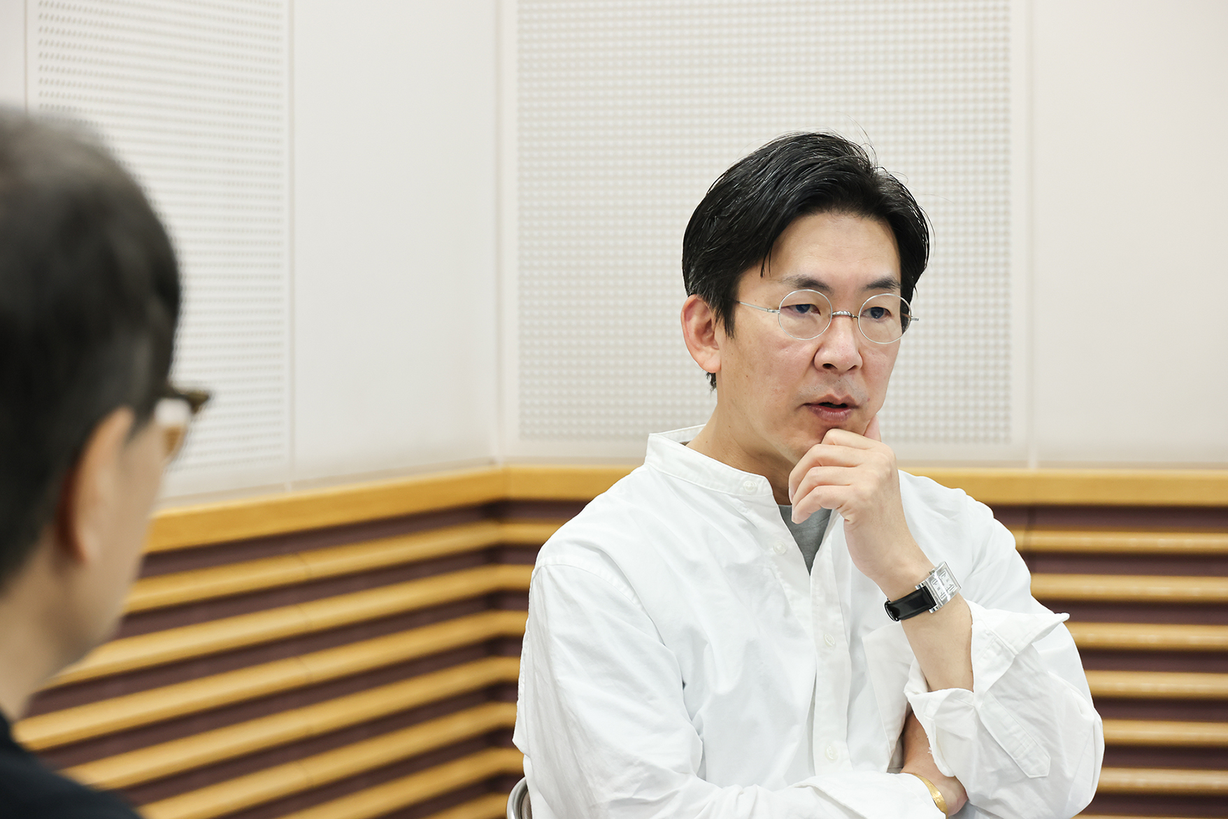 修業のことを語る簑紫郎