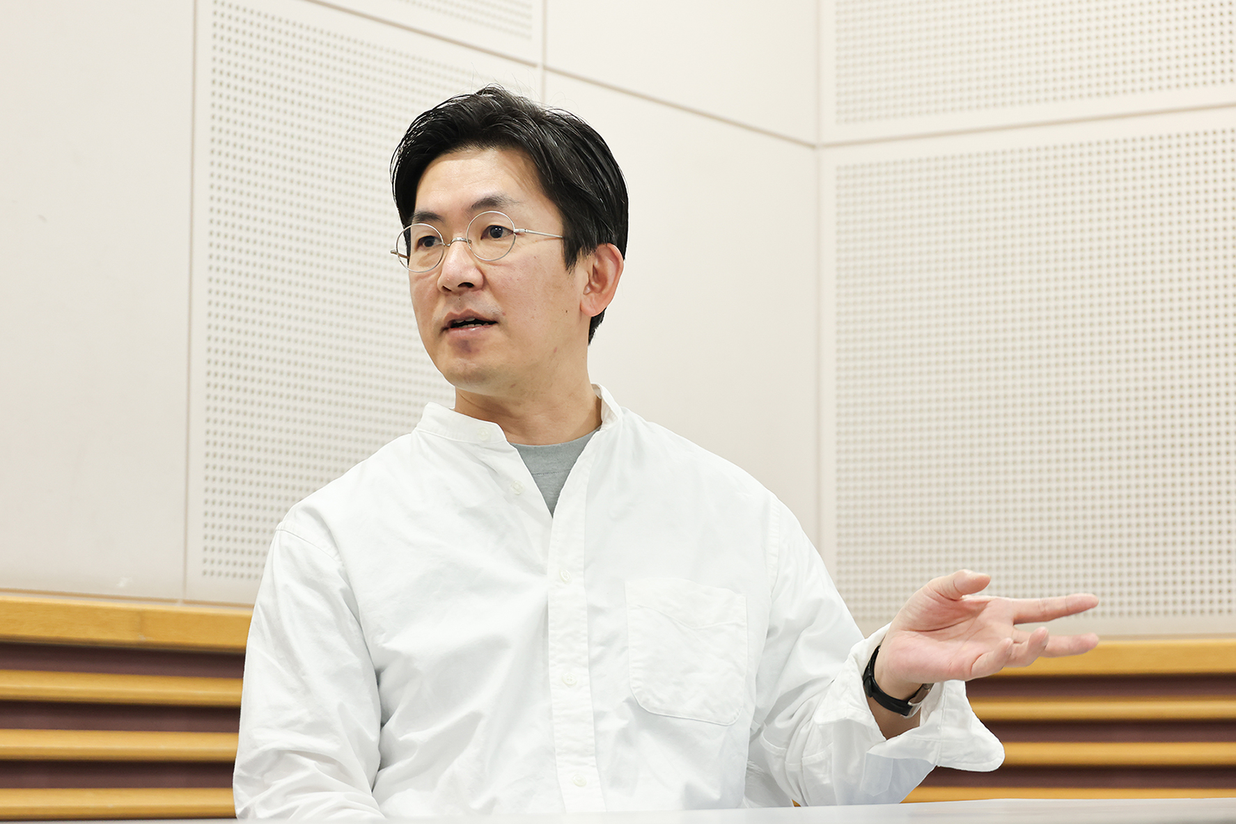 これからについて熱く語る簑紫郎