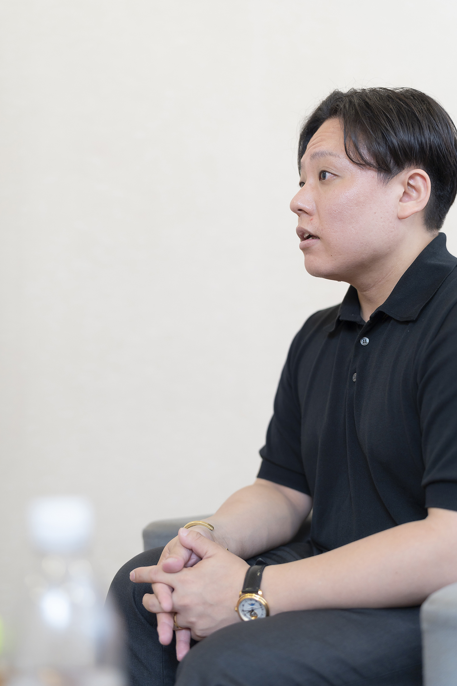 珍しい経験について思いを語るかんたろう